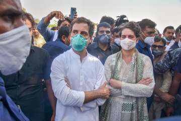 Noida: FIR against Rahul Gandhi, Priyanka, 200 other Congress workers under Epidemic Diseases Act