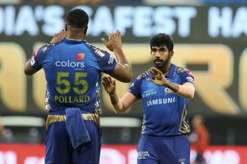 kieron pollard jasprit bumrah