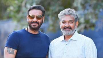 Ajay Devgn shares picture with director SS Rajamouli wishing him on his birthday