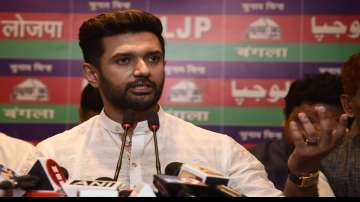 LJP national president Chirag Paswan. He is a Lok Sabha MP from Jamui. 