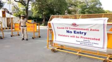 Coronavirus containment zones in Delhi
