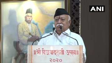 Mohan bhagwat india china, mohan bhagwat dussehra address, mohan bhagwat dussehra vijay dashmi, 