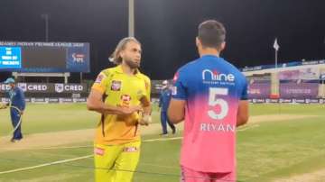 imran tahir, riyan parag, imran tahir riyan parag, ipl 2020, rajasthan royals, chennai super kings