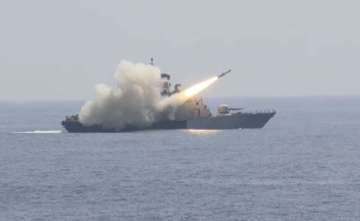 Indian Navy missile video