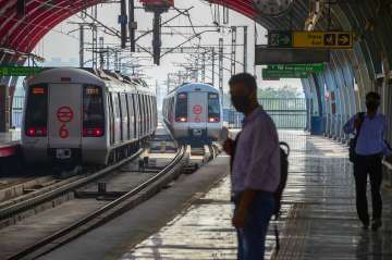Noida: Health teams conduct random COVID-19 tests on Metro passengers travelling from Delhi