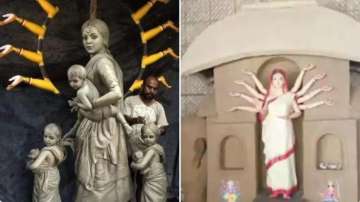 Kolkata Ma Durga idol as migrant worker impresses B'wood stars, fans