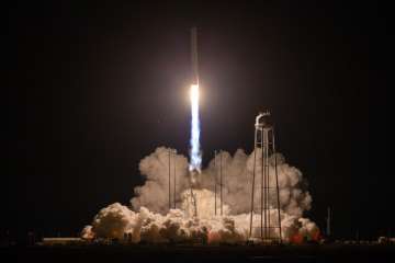 Cygnus spacecraft, named after astronaut Kalpana Chawla, launched from NASA's Wallops Flight Facility