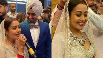 Neha Kakkar, Rohanpreet Singh's wedding reception viral photos, videos for your eyes only