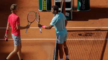 Star-struck Sebastian Korda asks Rafael Nadal for autograph after Paris rout