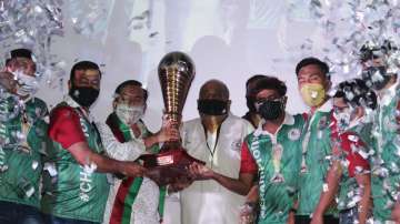 Mohun Bagan get I-League trophy after seven months, fan frenzy on streets