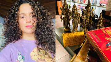 Kangana Ranaut's fans send her idols of deities after her office was brutally broken