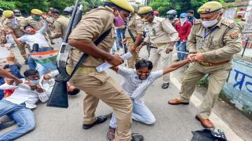 Valmiki community members clash with police in Agra