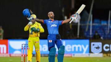 Shikhar Dhawan breached the three-figure mark in T20s on Saturday as his 100-run knock helped Delhi beat CSK by five wickets.