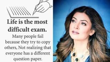 Sushmita Sen shares a few words of wisdom, says “Life is the most difficult exam”