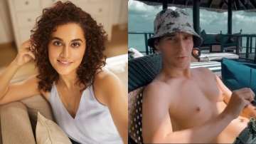 Seen Taapsee Pannu's hilarious 'biggini shoot' performance with sisters & boyfriend Mathias Boe?