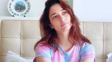 Tamannaah Bhatia takes baby steps to regain stamina. Watch video