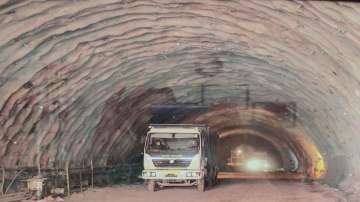 Railways tunnel, Indian Railways, Kashmir, tunnel