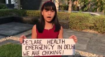 We are choking: 9-year-old climate activist requests govt to declare 'health emergency' in Delhi