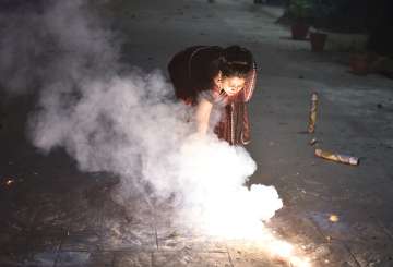 One dies in Delhi fire; 205 calls received on Diwali