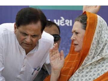 Late Ahmed Patel with Sonia Gandhi