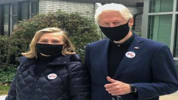 US Election 2020: Bill, Hillary Clinton cast votes for Biden-Harris