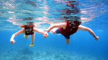 Kajal Aggarwal, hubby Gautam Kitchlu go deep sea diving on honeymoon in Maldives
