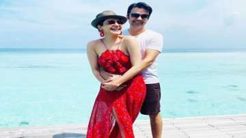 Kajal Aggarwal And Gautam Kitchlu sizzle in their Maldives honeymoon pics