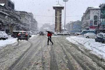 Moderate to heavy snowfall likely in J&K, Ladakh 