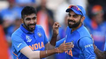 Jasprit Bumrah and Virat Kohli