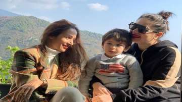 Malaika Arora's shares her 'mountain bliss' moment with Taimur and Kareena Kapoor 