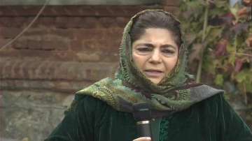 People's Democratic Party (PDP) president Mehbooba Mufti