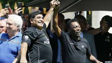 Pele and Diego Maradona