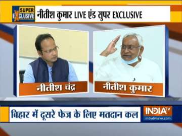 Bihar CM Nitish Kumar exuded confidence of NDA retaining power in the state.