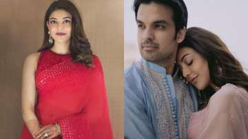 Kajal Aggarwal celebrates first karwa chauth in red saree and dreamy photoshoot with Gautam Kitchlu