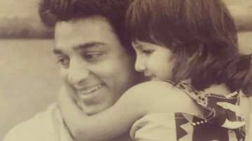 Daughter Shruti Haasan shares cutest throwback photo to wish Kamal Haasan