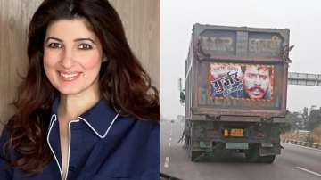Twinkle Khanna shares Mela poster on back of a truck