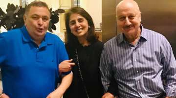 Anupam Kher's emotional post on meeting Neetu Kapoor without Rishi Kapoor