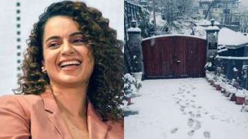 Kangana Ranaut shares 'chilling' pictures of first snow in Manali