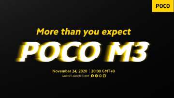 poco, poco smartphones, poco m3, poco m3 launch on november 24, poco m3 features, poco m3 specificat