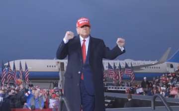 Donald Trump dances to Village People's YMCA. Watch video