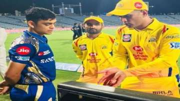 Ishan Kishan and MS Dhoni