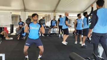 Indian team training ahead of Australia series