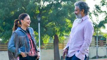 Alia Bhatt joins 'RRR' cast in Hyderabad, gets warm welcome from director SS Rajamouli