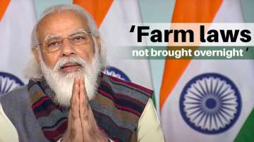PM Modi slams opposition parties, says farm laws were not brought overnight 