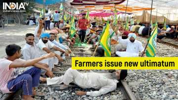 Farmers have threatened to block rail tracks.