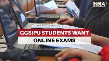ggsipu students, ggsipu online exams, ggsipu students demand online exams, arvind kejriwal, manish s