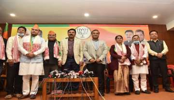 Expelled Congress MLAs Rajdeep Gowala, Ajanta Neog join BJP in Assam