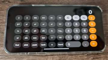 iphone, calculator