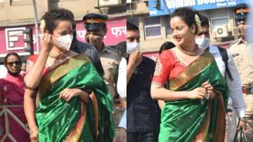 Kangana Ranauat at Sidhi Vinayak temple