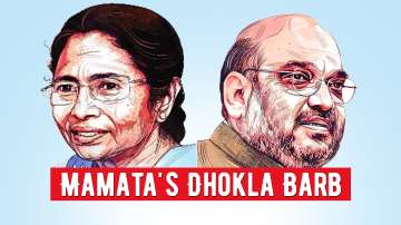 Mamata-Amit Shah, mamata amit shah, Amit Shah Owes Me Dhokla Treat, mamata amit shah meeting, mamata